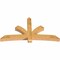 Ekena Millwork Davenport Rough Sawn Timber Gable Bracket, Western Red Cedar, 84"W x 45"H x 6"D x 6"F, 13/12 Pitch GBW084X45X0606DAV00RWR - alternate 2